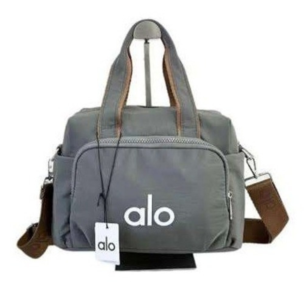 Alo Yoga Traverse Duffle Cross Border Bag Anthracite Grey One Size New With Tags